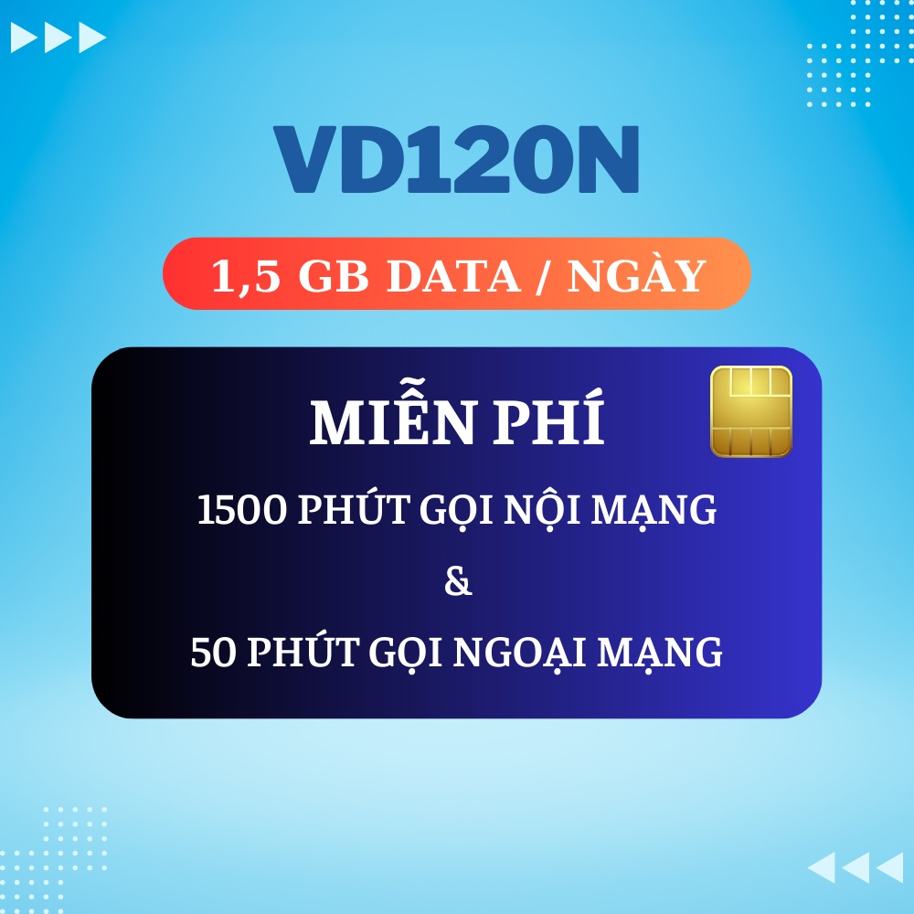 VN120N: 120.000 đ/tháng (đã bao gồm VAT)