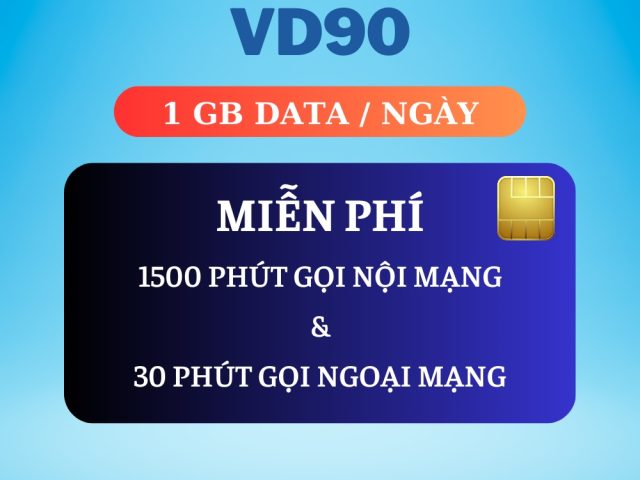 VD90: 90.000 đ/tháng (đã bao gồm VAT)