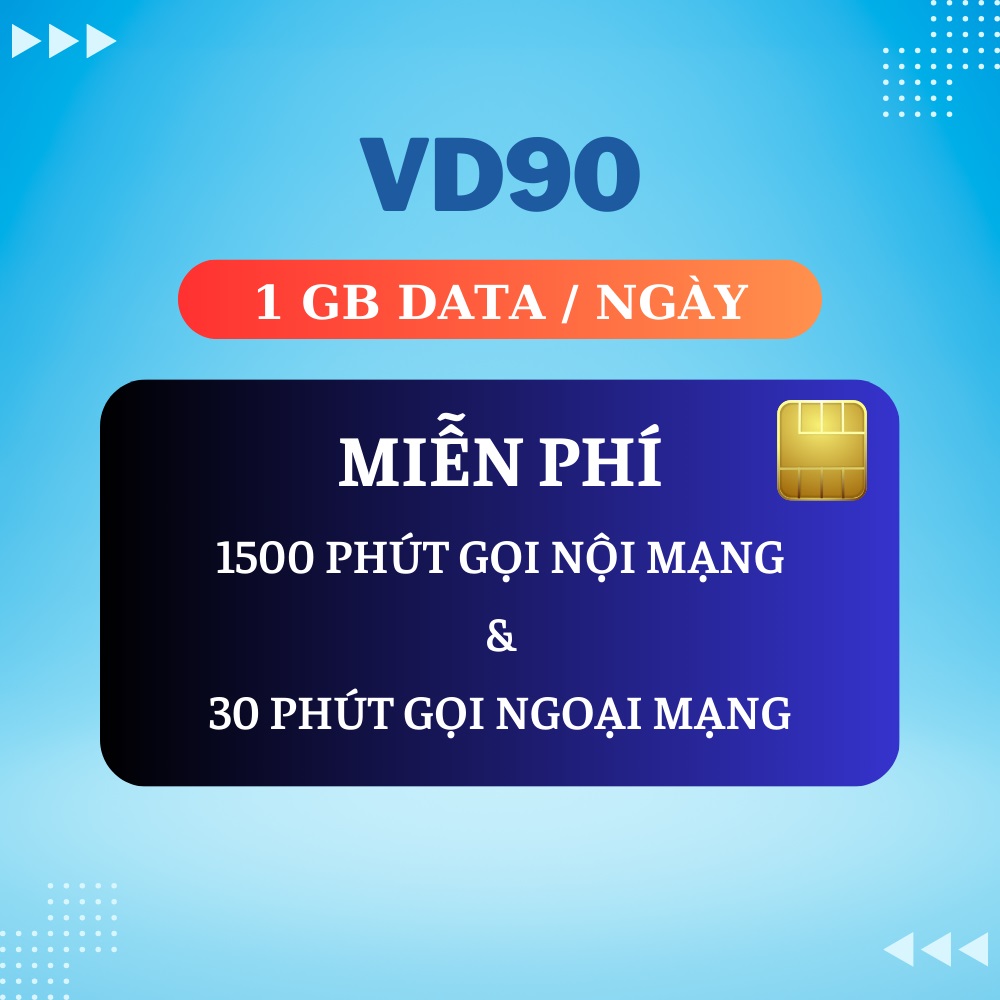 VD90: 90.000 đ/tháng (đã bao gồm VAT)