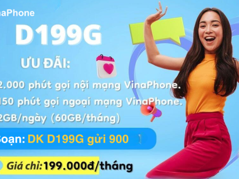 Gói cước D199G của VinaPhone