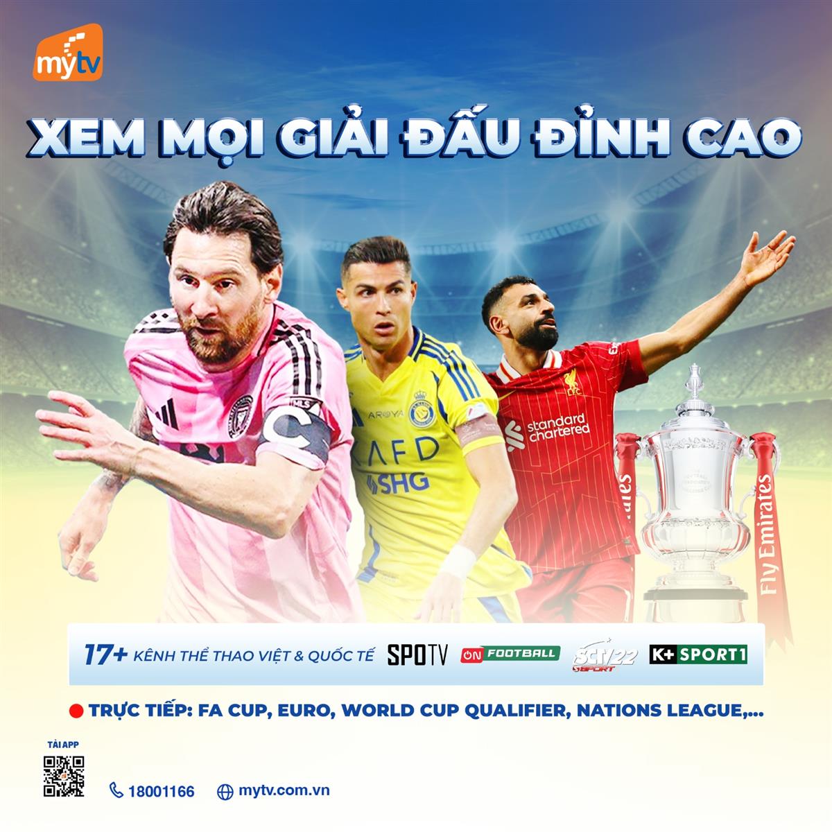 Gói SVIP trực tiếp mọi giải đấu đỉnh cao
