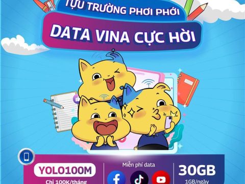Gói cước VinaPhone siêu hời dành cho các tân sinh viên