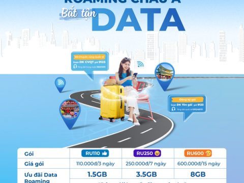 Trọn bộ gói cước data du lịch VinaPhone: Truy cập mạng siêu tốc